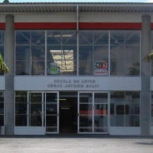 Fachada da Escola de Artes César Antônio Salvi em Osasco. Foto: Acervo do Departamento de Difusão Cultural de Osasco