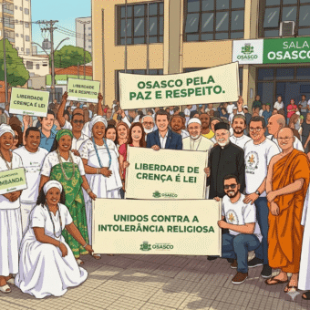  Osasco contra a intolerância: ato público marca defesa da diversidade e anuncia Fórum Inter-Religioso